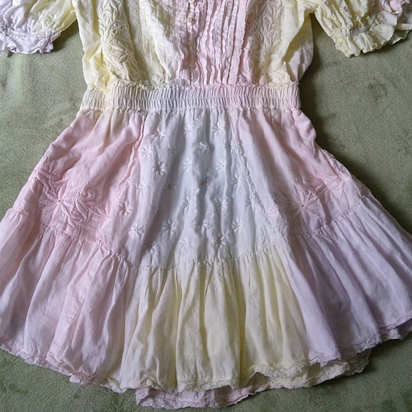 LoveShackFancy Tomasina embroidered dress multi S - Picture 10 of 16